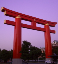 Traditional torii